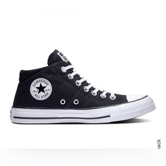 Converse Black Canvas High-Tops - Picture 1 of 11
